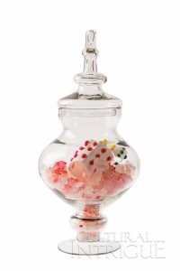 Glass Apothecary Jar (Anise design) 